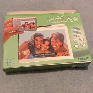 Epson StoryTeller Photo Book Creator 5” x 7” Kit Vintage Y2K - New Open Box